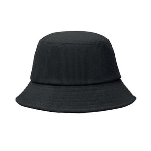 Cappello in velluto a coste Nero - personalizzabile con logo
