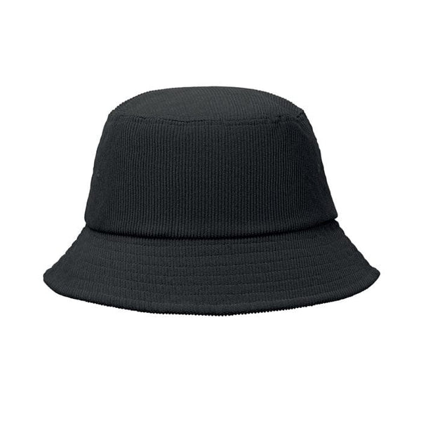 Cappello in velluto a coste Nero - personalizzabile con logo