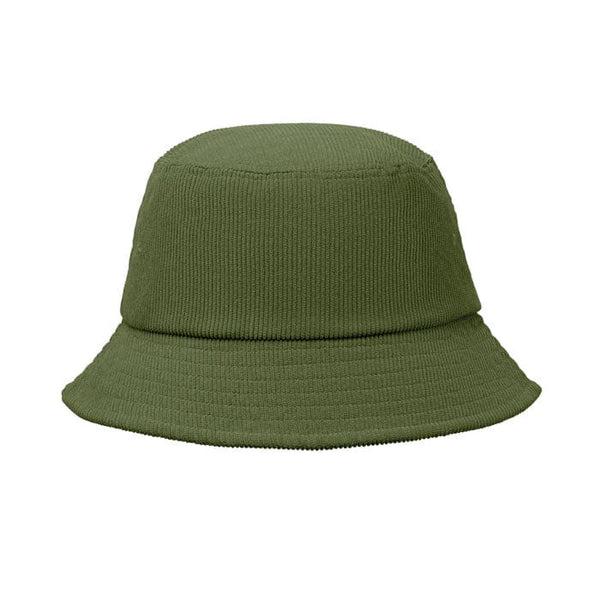Cappello in velluto a coste verde - personalizzabile con logo