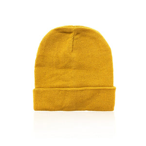 Cappello Lana giallo - personalizzabile con logo