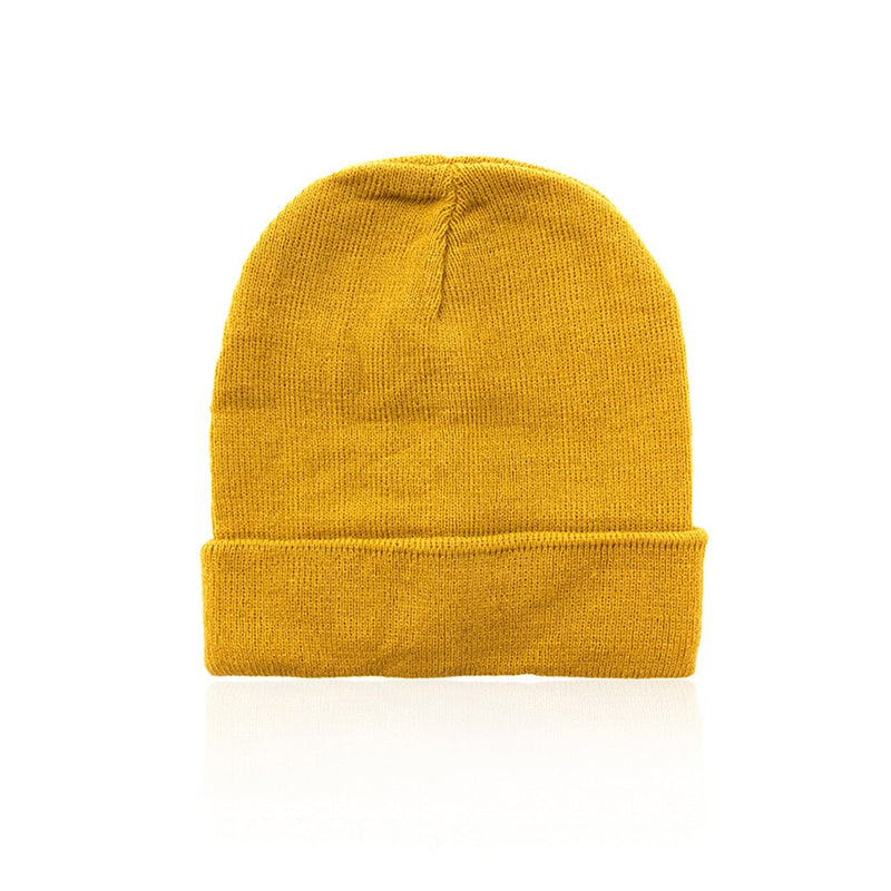 Cappello Lana giallo - personalizzabile con logo