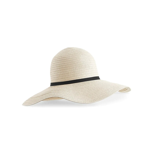 Cappello Marbella Wide-Brimmed Sun Hat beige - personalizzabile con logo