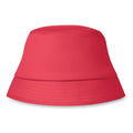 Cappello pescatore 160 gr/m² rosso - personalizzabile con logo