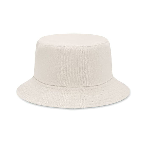 Cappello pescatore in cotone beige - personalizzabile con logo