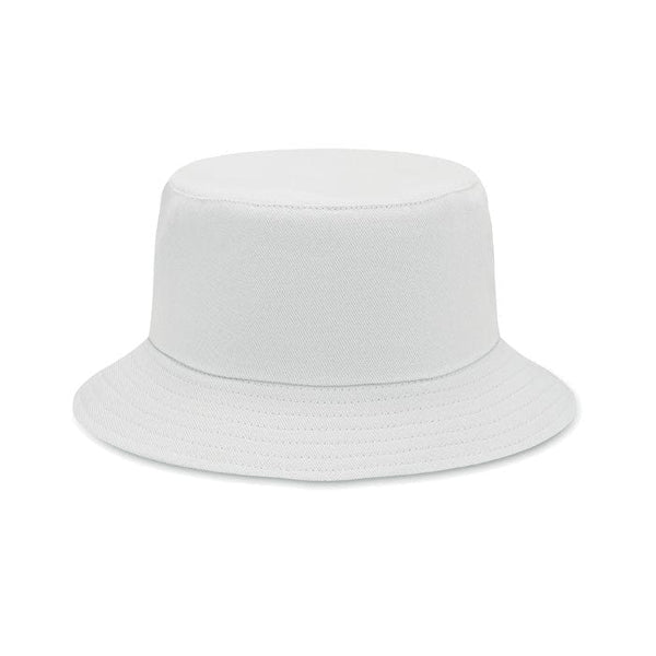 Cappello pescatore in cotone Bianco - personalizzabile con logo