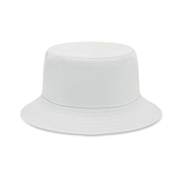 Cappello pescatore in cotone Bianco - personalizzabile con logo