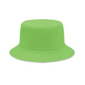 Cappello pescatore in cotone verde calce - personalizzabile con logo