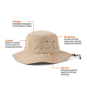 Cappello pescatore Nordic Drift Horizon UPF 50+ RCS - personalizzabile con logo