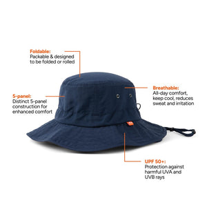 Cappello pescatore Nordic Drift Horizon UPF 50+ RCS - personalizzabile con logo