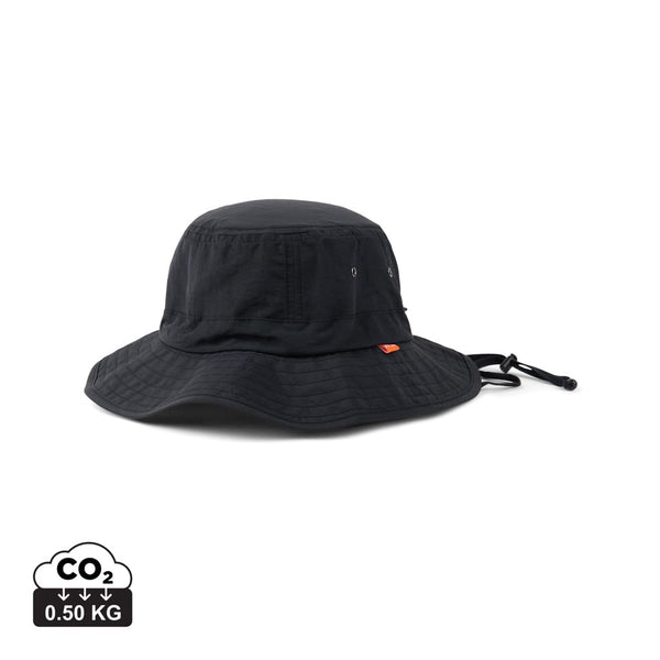 Cappello pescatore Nordic Drift Horizon UPF 50+ RCS nero - personalizzabile con logo