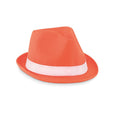 Cappello poliestere colorato arancione - personalizzabile con logo