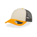 Cappello Rapper Canvas bianco - personalizzabile con logo