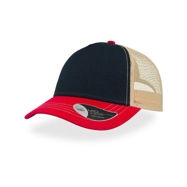 Cappello Rapper Canvas blu - personalizzabile con logo
