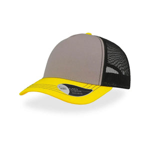Cappello Rapper Canvas grigio - personalizzabile con logo