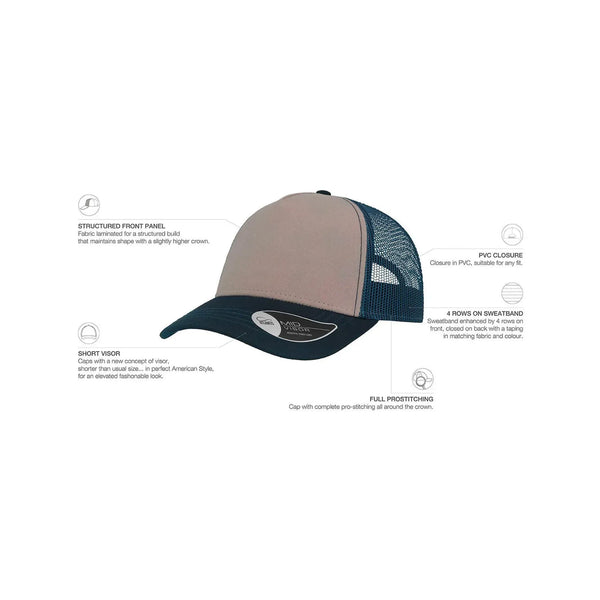 Cappello Rapper Canvas - personalizzabile con logo