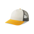 Cappello Rapper Canvas-S bianco - personalizzabile con logo