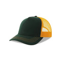 Cappello Rapper Canvas-S bottle green/yellow - personalizzabile con logo