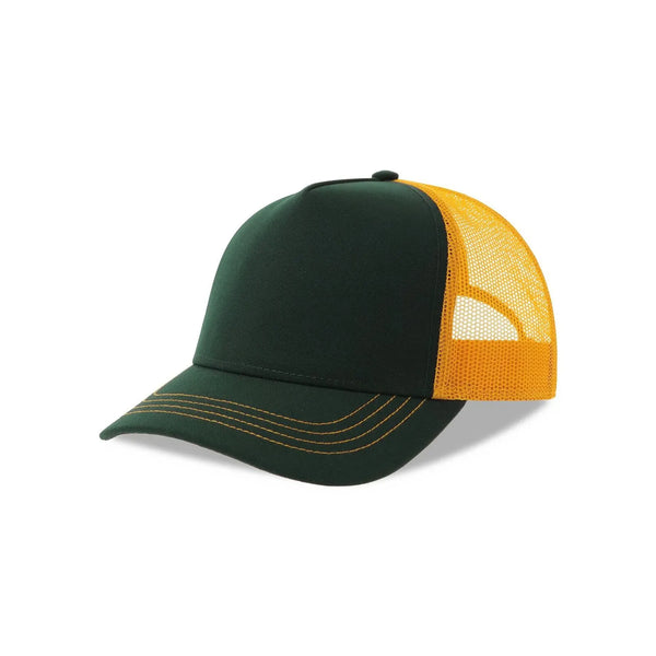 Cappello Rapper Canvas-S bottle green/yellow - personalizzabile con logo