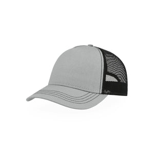 Cappello Rapper Canvas-S grey-black - personalizzabile con logo