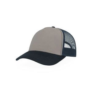 Cappello Rapper Canvas-S grey-navy-navy - personalizzabile con logo