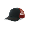 Cappello Rapper Canvas-S navy-bordeaux - personalizzabile con logo