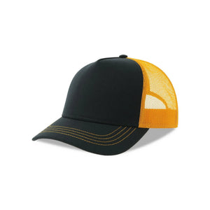 Cappello Rapper Canvas-S navy-yellow - personalizzabile con logo