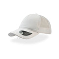 Cappello Rapper Destoyed bianco - personalizzabile con logo
