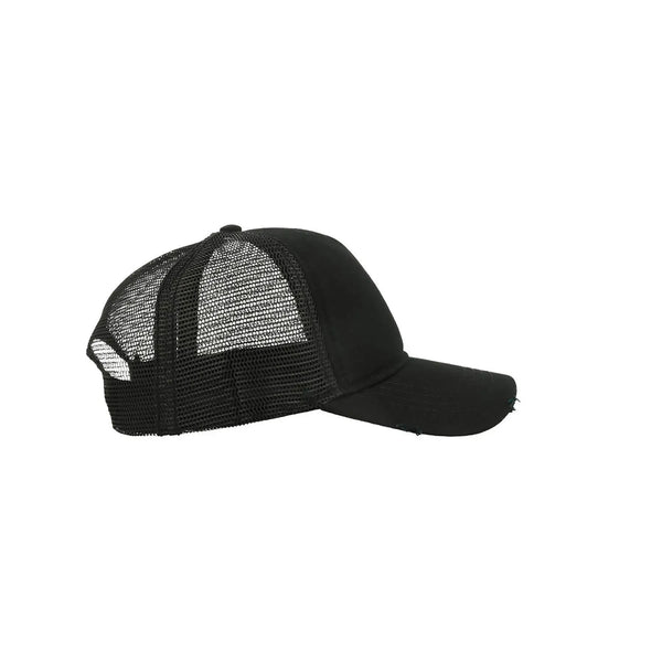 Cappello Rapper Destoyed - personalizzabile con logo