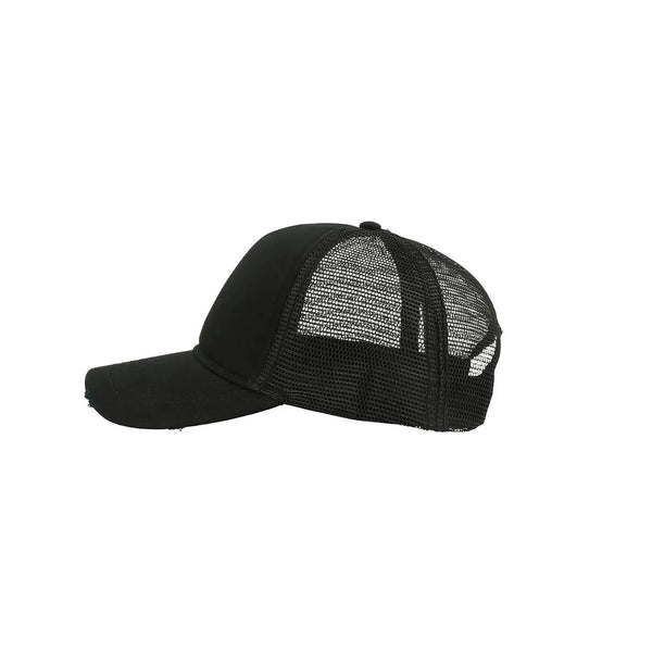 Cappello Rapper Destoyed - personalizzabile con logo