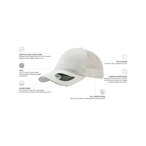 Cappello Rapper Destoyed - personalizzabile con logo