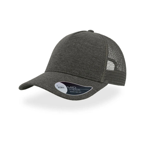 Cappello Rapper Jersey grigio - personalizzabile con logo