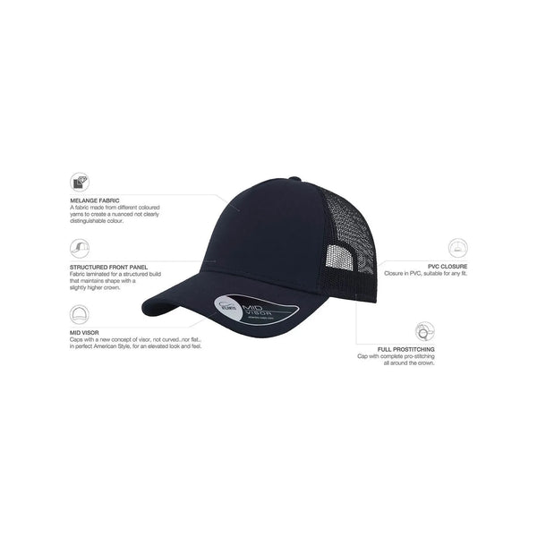 Cappello Rapper Jersey - personalizzabile con logo