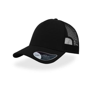 Cappello Rapper Jersey nero - personalizzabile con logo