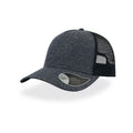 Cappello Rapper Melange blu - personalizzabile con logo