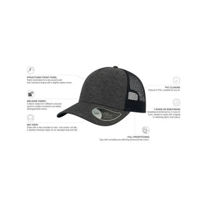 Cappello Rapper Melange - personalizzabile con logo