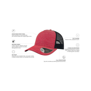 Cappello Rapper Melange - personalizzabile con logo