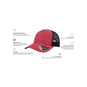 Cappello Rapper Melange - personalizzabile con logo