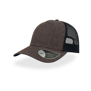 Cappello Rapper Melange marrone - personalizzabile con logo
