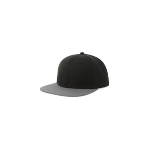 Cappello Snap Back-S black-grey - personalizzabile con logo