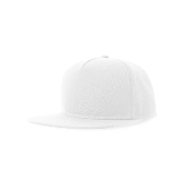 Cappello Snap Five-S bianco - personalizzabile con logo