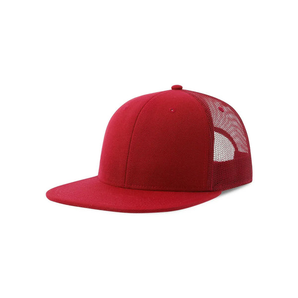 Cappello Snap Mesh-S rosso - personalizzabile con logo