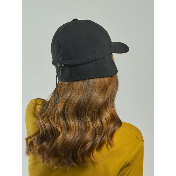 Cappello Snow Flap Stopper nero - personalizzabile con logo