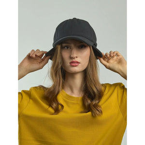 Cappello Snow Flap Stopper nero - personalizzabile con logo