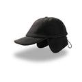 Cappello Snow Flap Stopper nero - personalizzabile con logo