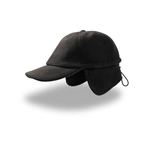 Cappello Snow Flap Stopper nero - personalizzabile con logo