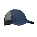Cappello trucker a 5 pannelli blu navy - personalizzabile con logo