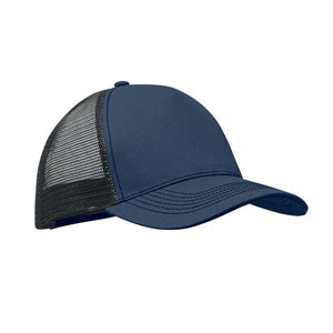 Cappello trucker a 5 pannelli blu navy - personalizzabile con logo