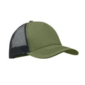 Cappello trucker a 5 pannelli verde - personalizzabile con logo