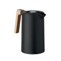 Caraffa a doppio strato 1L Nero - personalizzabile con logo