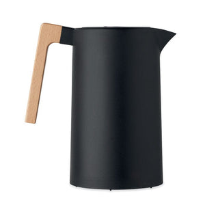 Caraffa a doppio strato 1L Nero - personalizzabile con logo
